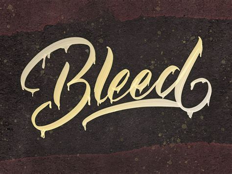 Bleed By Kotak Kuning Studio On Dribbble