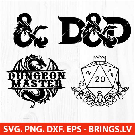 Dungeons And Dragons SVG Dnd SVG D D Logo SVG PNG