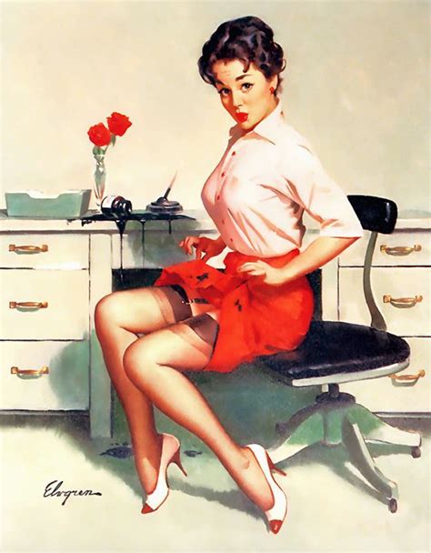 Pin Up Girl Pictures Gil Elvgren 1960s Pinup Girls 4