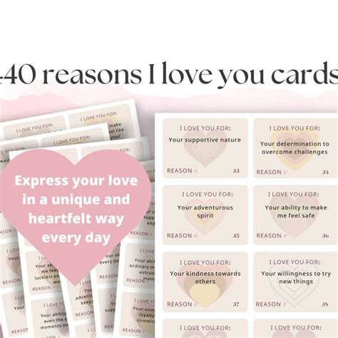 365 Reasons Why I Love You Etsy