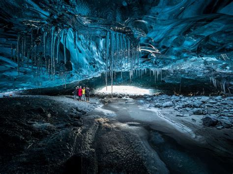 Crystal Blue Ice Cave Iceland Glacier Adventure
