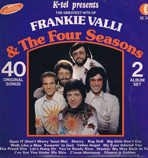 Frankie Valli And The Four Seasons The Greatest Hits K Tel 2 Lp