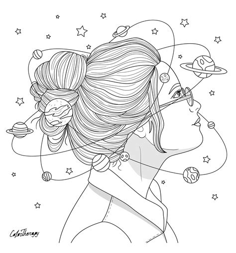 Printable Aesthetic Coloring Pages
