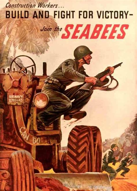 United States Navy Quonset Huts The Seabees Wwii Posters