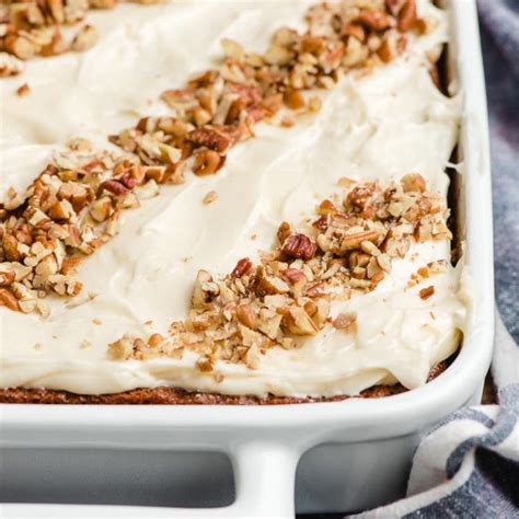 Super Moist Carrot Sheet Cake With Cream Cheese Frosting