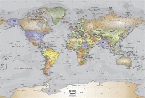 Map Of The World Wallpaper Carrotapp