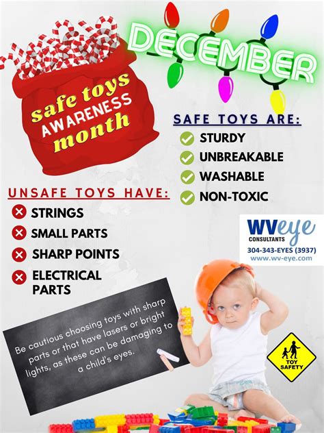 December Is Safe Toys Awareness Month Wv Eye Consultants