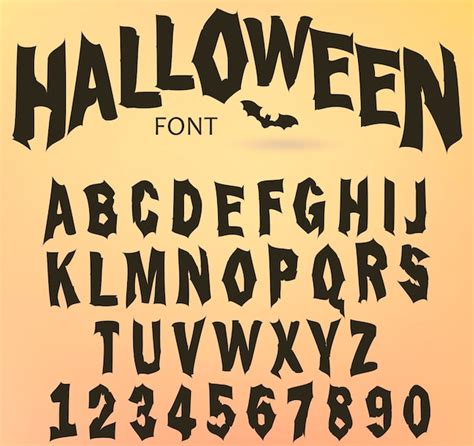 Fuente De Halloween Tipografía Original Alfabeto Espeluznante