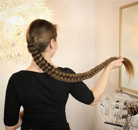 simple hairstyle braid long hair