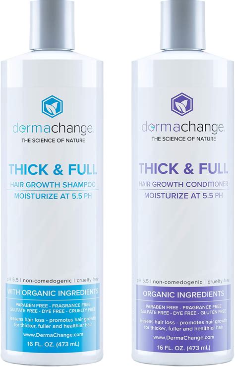 Organic Vegan Hair Growth Shampoo And Conditioner Set Natural Hair