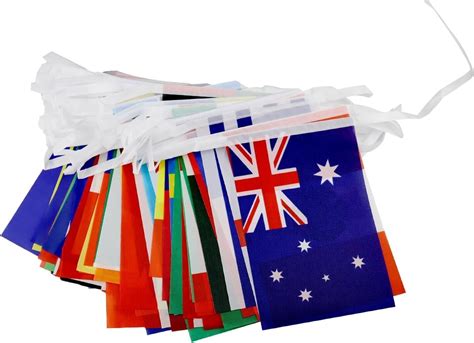 International World 100 Countries String Flag Assorted Hanging Flag