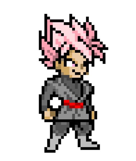 Ssjrose Goku Black Finished Pixel Art Maker