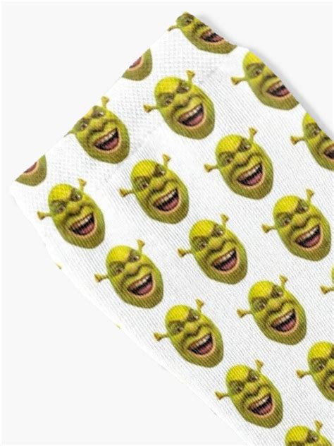 Little Shrek Meme Socks By Amemestore Redbubble