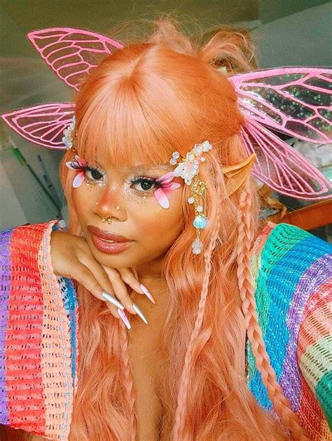 glass fairy wing hair sticks pink in 2023 fairy hair fairy makeup fairy wings