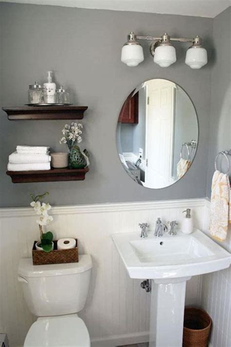 43 Cute Half Bathroom Ideas That Will Impress You 40 Half Bathroom