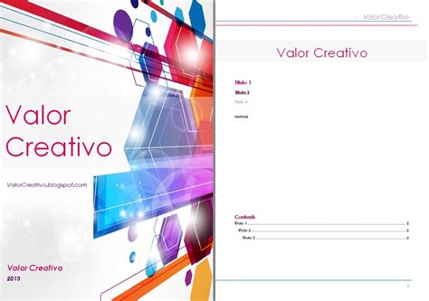 An Image Of A Brochure With Colorful Shapes