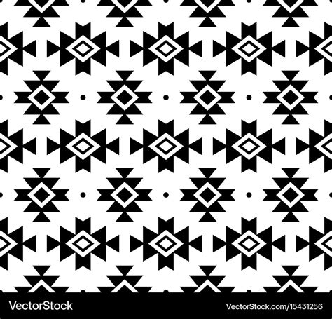 Aztec Pattern Tribal Background Navajo Royalty Free Vector