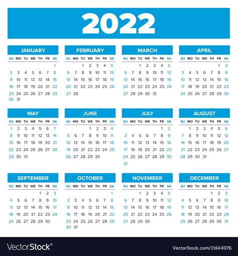 Year Calendar 2022 Printable Free Customize And Print