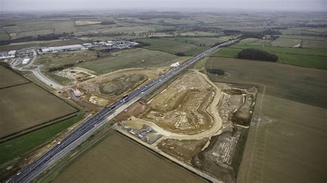 Grantham Southern Relief Road Update A1 Contraflow Now In Place