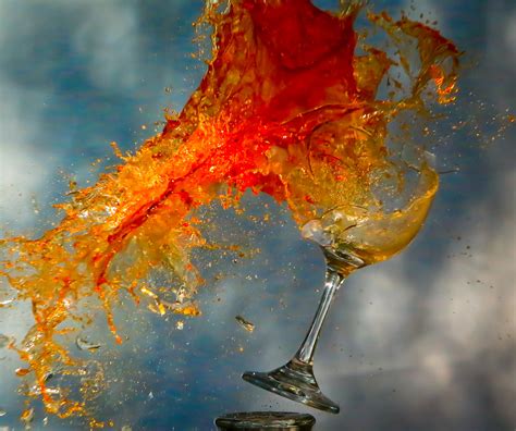 Glass Breaking Wine Glass Shot With A Pellet Gun For Motio… Flickr