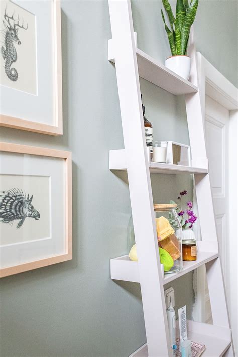 How To Decorate A Ladder Shelf Decoomo