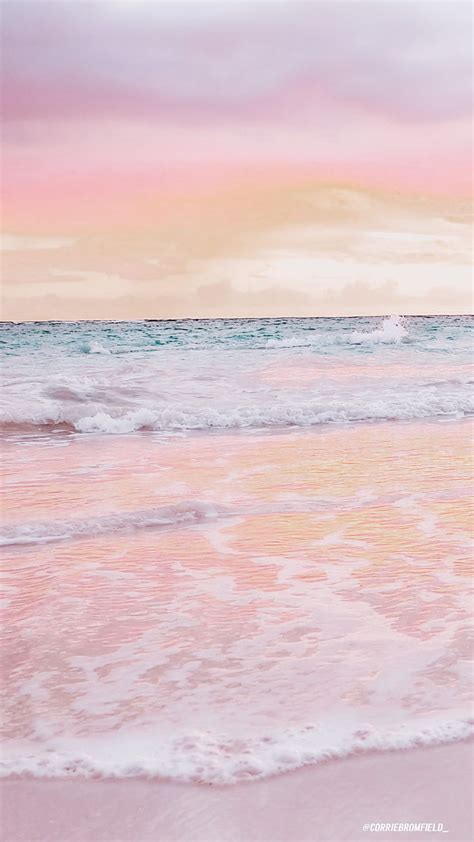 Aesthetic Pastel Ocean Iphone Wallpaper Download Free Mock Up