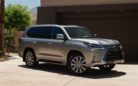 Download Wallpapers Lexus Lx570 2017 Luxury Suv Silver Lx Japanese