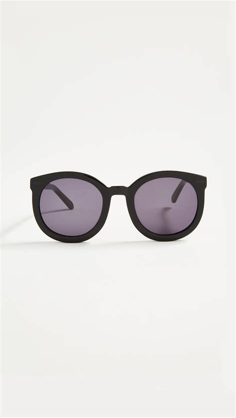 Karen Walker Super Duper Strength Sunglasses In Black Save 20 Lyst