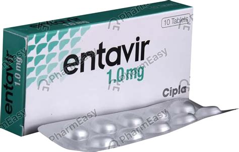 Entavir 1 Mg Tablet 10 Uses Side Effects Price And Dosage Pharmeasy