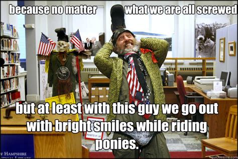Screw Issues That Dont Matter Toothpaste And Ponies For All Vermin Supreme Quickmeme