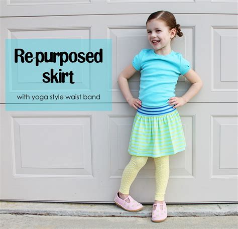 Repurposing Shirt Into Skirt With Yoga Style Waistband Diy Skirt