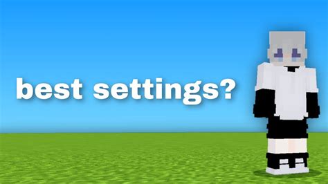 The Best Settings For Mcpe Youtube