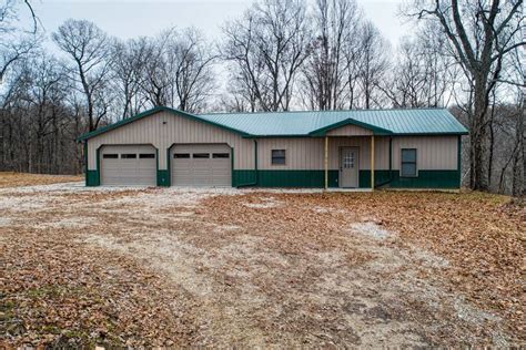 C2018 Ranch Pole Barn Home For Sale Wbarn On 24 Acres French Lick In