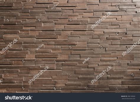 It Is Dark Brown Brick Wall For Pattern Stock Photo 288138560 Shutterstock