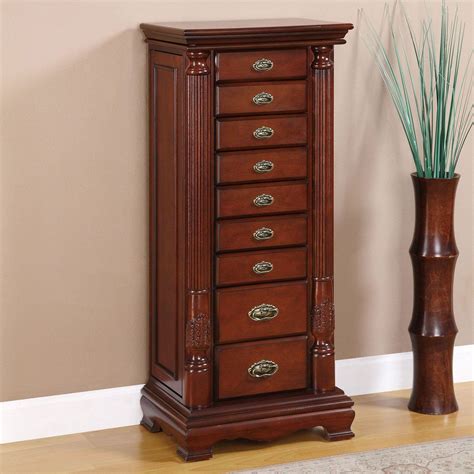 Have To Have It Heirloom Cherry Jewelry Armoire 45500 Jewelry