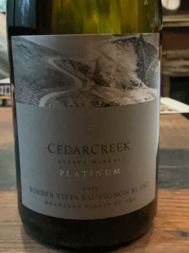 Cedar Creek Estate Winery Platinum Sauvignon Blanc Vivino Us