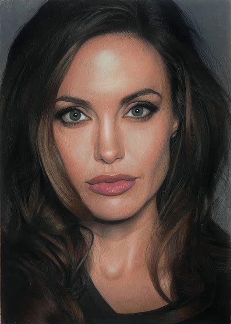 Angelina Jolie By Lizapoly On Deviantart