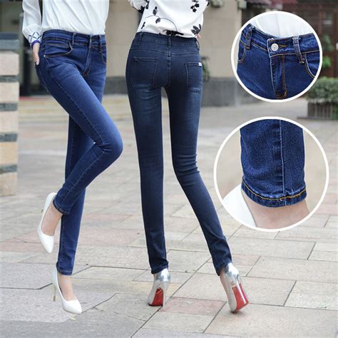Rosicil High Waist Denim Jeans Women Strentch Skinny Woman Pants Pantalon Jean Femme Female