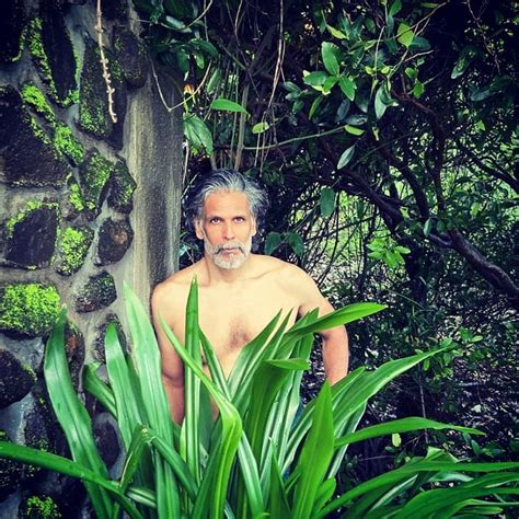 Shirtless Bollywood Men Milind Soman In His Birthday Suit Indian Supermodel And Icon Runs