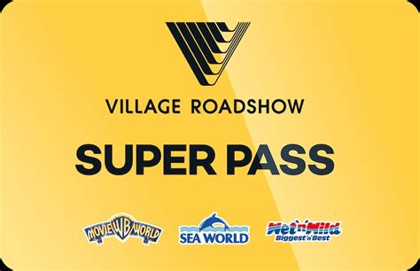 7 day super pass movie world sea world and wet n wild