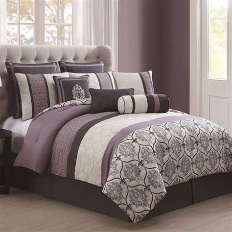 Buy purple bedroom furniture set and get the best deals at the lowest prices on ebay! Darla 10-piece Embroidered Bed Set | Small bedroom paint ...