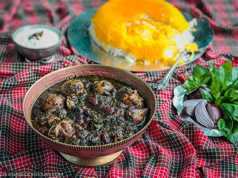 ghormeh sabzi persian herb stew persian food tour