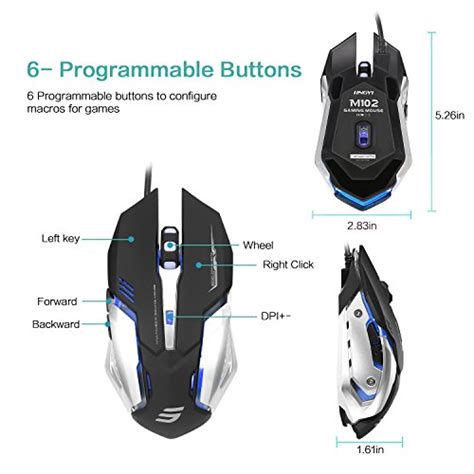 This online mouse dpi calculator allows you to calculate the dots per inch new sensitivity for the given. LINGYI Wired Gaming Mouse, 4 Adjustable DPI Levels, 6 ...