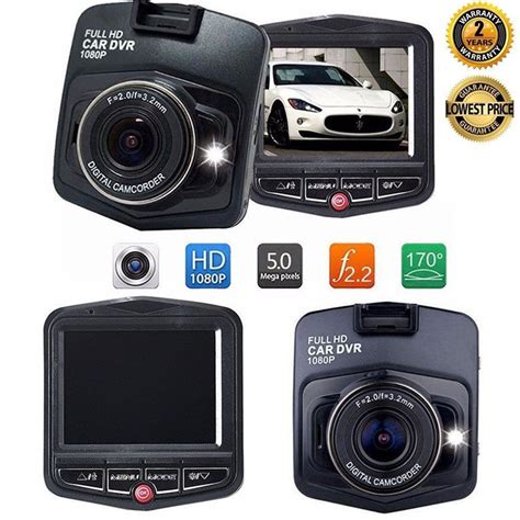 Upgrade Hd 1080p In Car Dvr Camera Dash Cam Video Recorder Black G