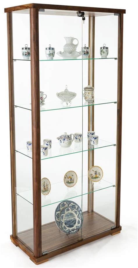 315 Glass Display Case Adjustable Shelves Locking Ships