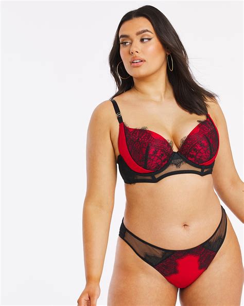 Ann Summers Siren Lace Plunge Bra Simply Be