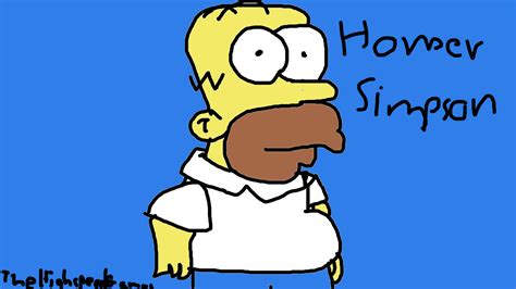 Homer Simpson Shitty Art 3 By Thehighspeedgames On Newgrounds