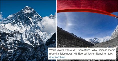 Backoffchina Trends On Twitter After Chinese Media Claims Mt Everest