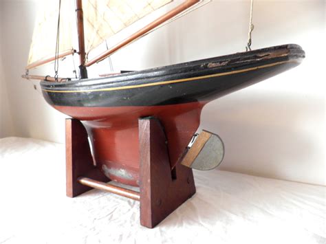 Rare S Gamages All Original Pond Yacht Sold Pond Yacht Antiques