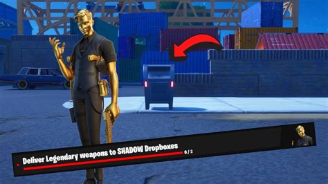 Deliver Legendary Weapons To Shadow Drop Boxes In Fortnite Easy Guide